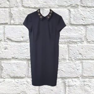 Ann Taylor Jewel Collar Dress